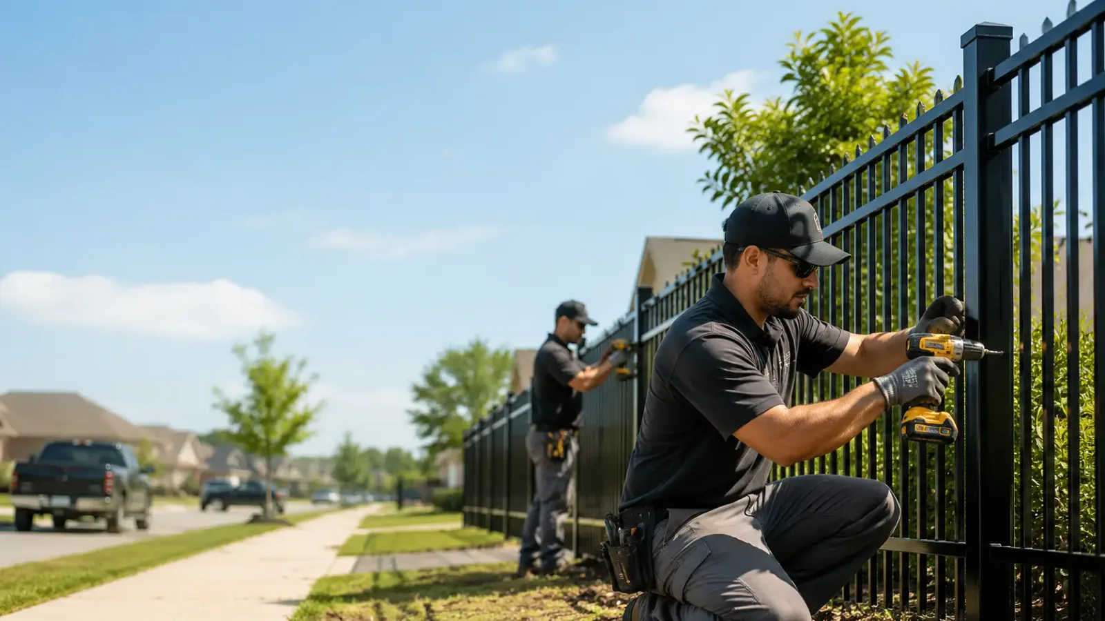 Metal Fence Installation in Wheatland, IN